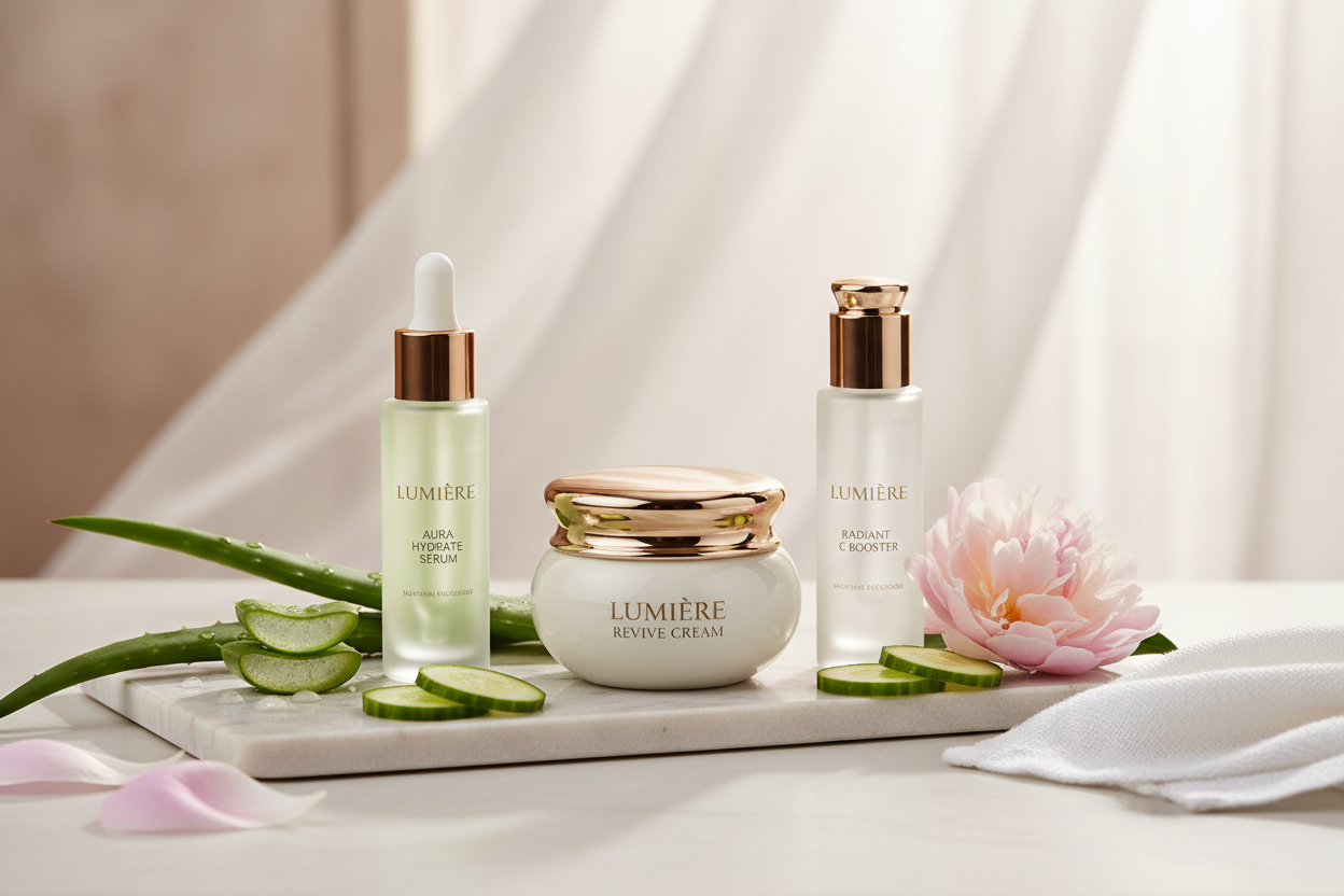 Luxurious skin care products